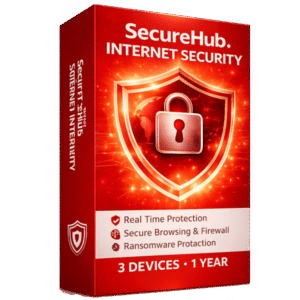 SecureHub Internet Security 3 Device 1 Year