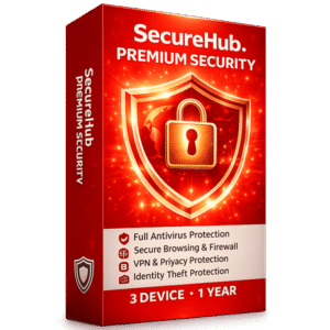 SecureHub Premium Security 3 Device 1 Year